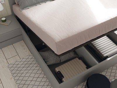 Dormitorio con cabecero tapizado Due big Next jotajotape - 4
