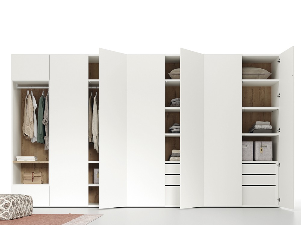 Armario a medida de puertas batientes Liso Next jotajotape - 2
