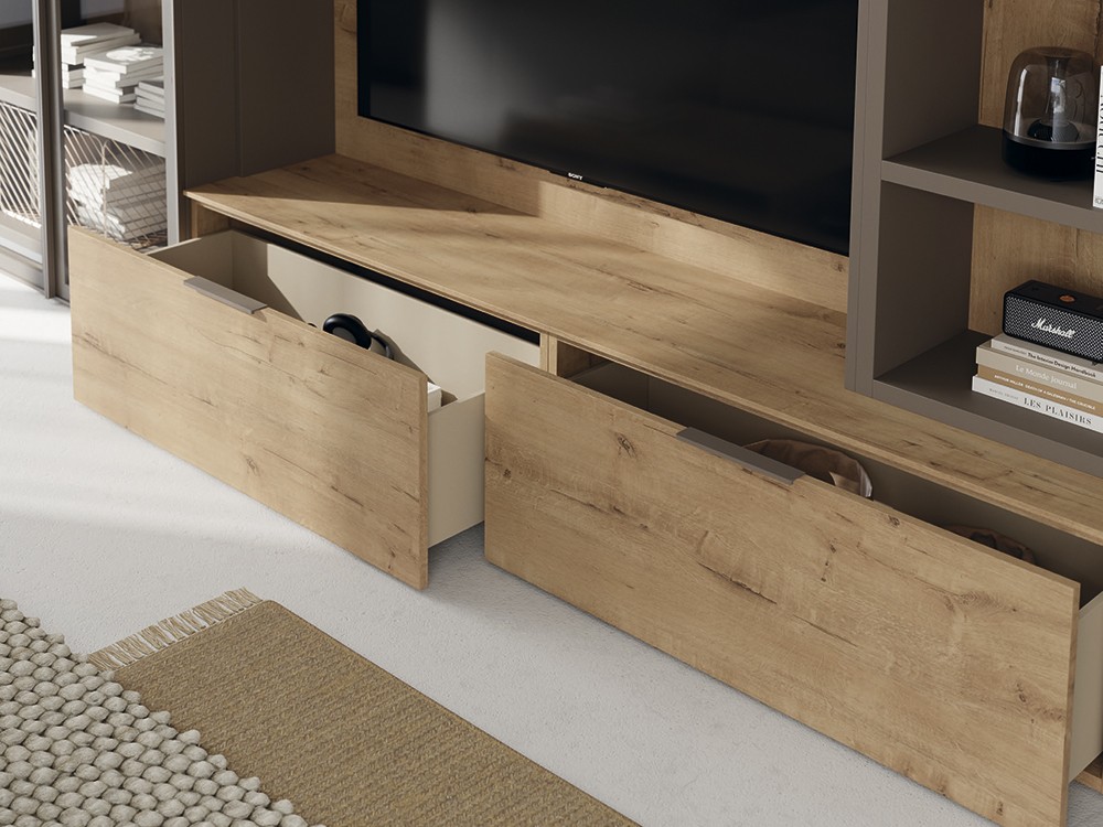 Mueble de salón con vitrina de puertas plegables Next jotajotape - 3