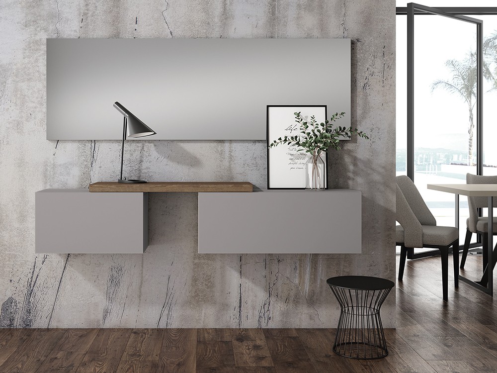 Mueble recibidor suspendido Diana Brave 55 Cubi - 5