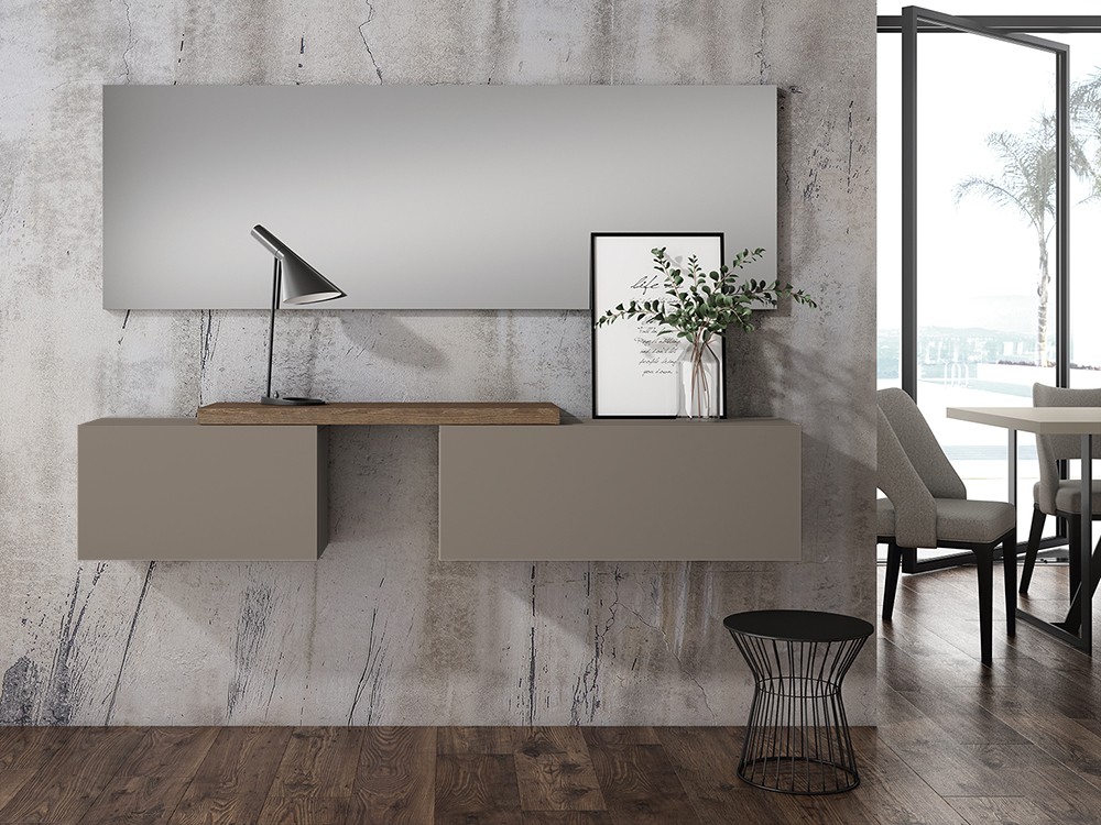 Mueble recibidor suspendido Diana Brave 55 Cubi - 6