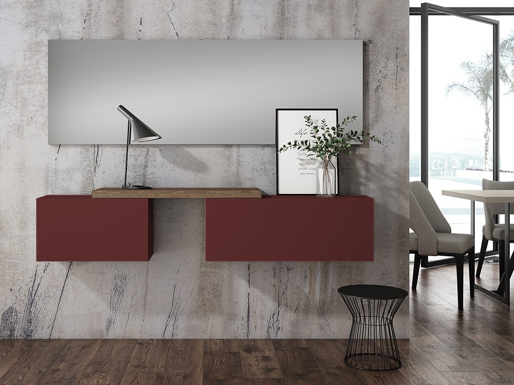 Mueble recibidor suspendido Diana Brave 55 Cubi - 7