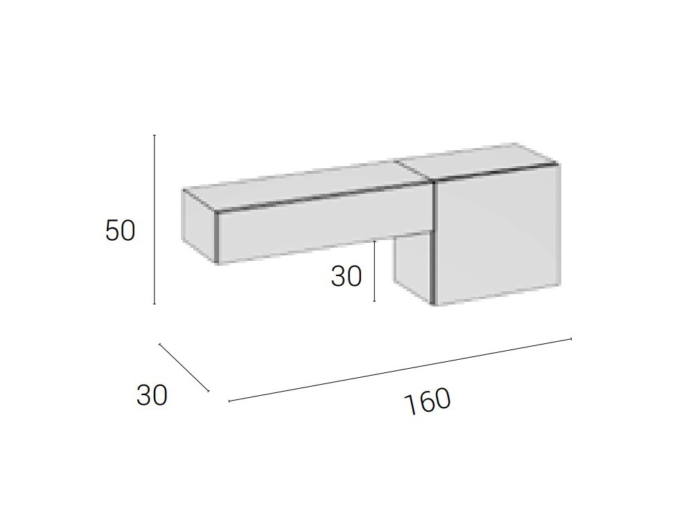 Mueble recibidor Anne Brave 60 Cubi - 4