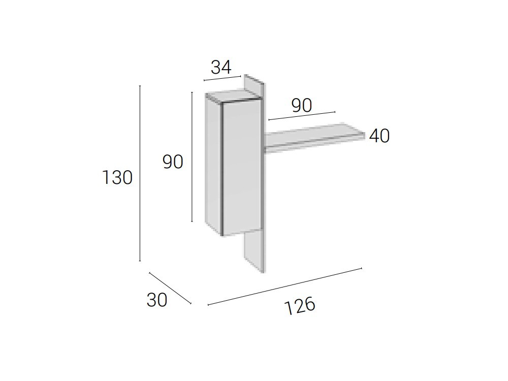 Mueble recibidor Dominic Brave 62 Cubi - 9