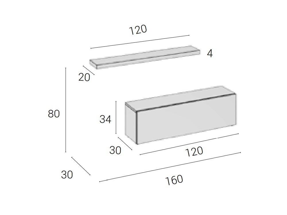 Recibidor Monet Brave 63 Cubi - 3