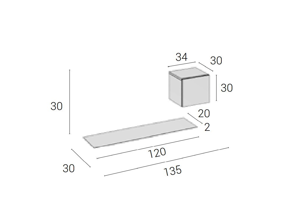 Recibidor Miró Brave 66 Cubi - 3