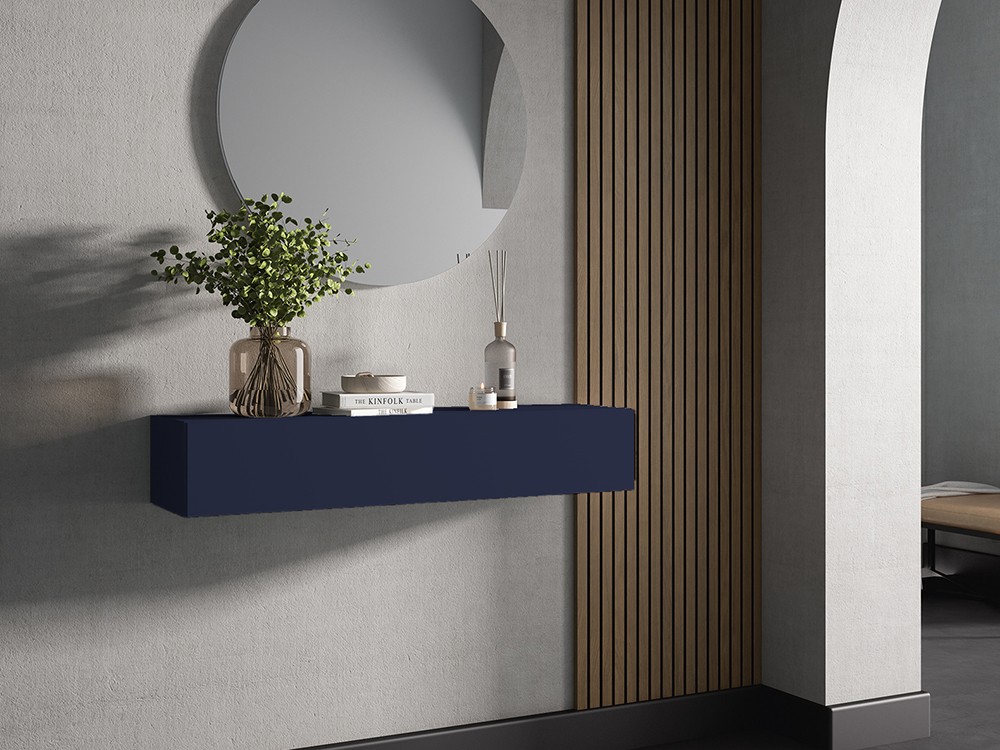 Mueble recibidor suspendido con cajón Terra Brave 74 Cubi - 3