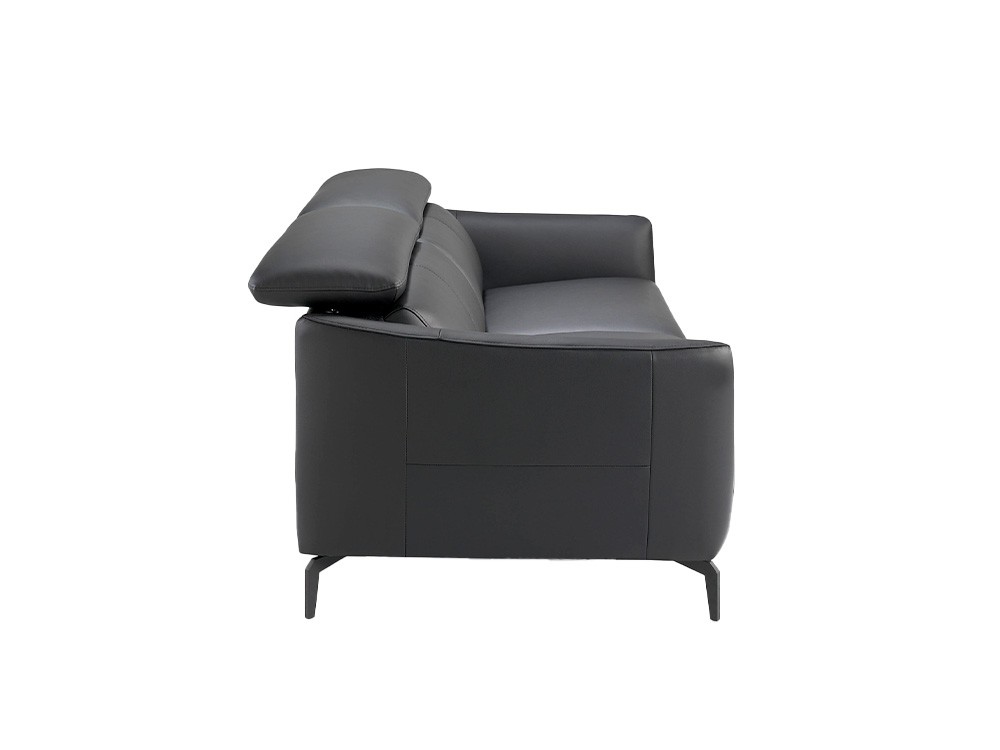 Sofá tapizado en piel negra Ángel Cerdá 6058/6059 Ángel Cerdá - 11