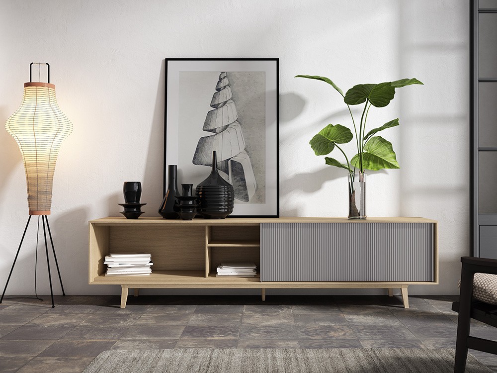 Mueble para televisión puerta corredera Ideas 706 A.Brito - 5