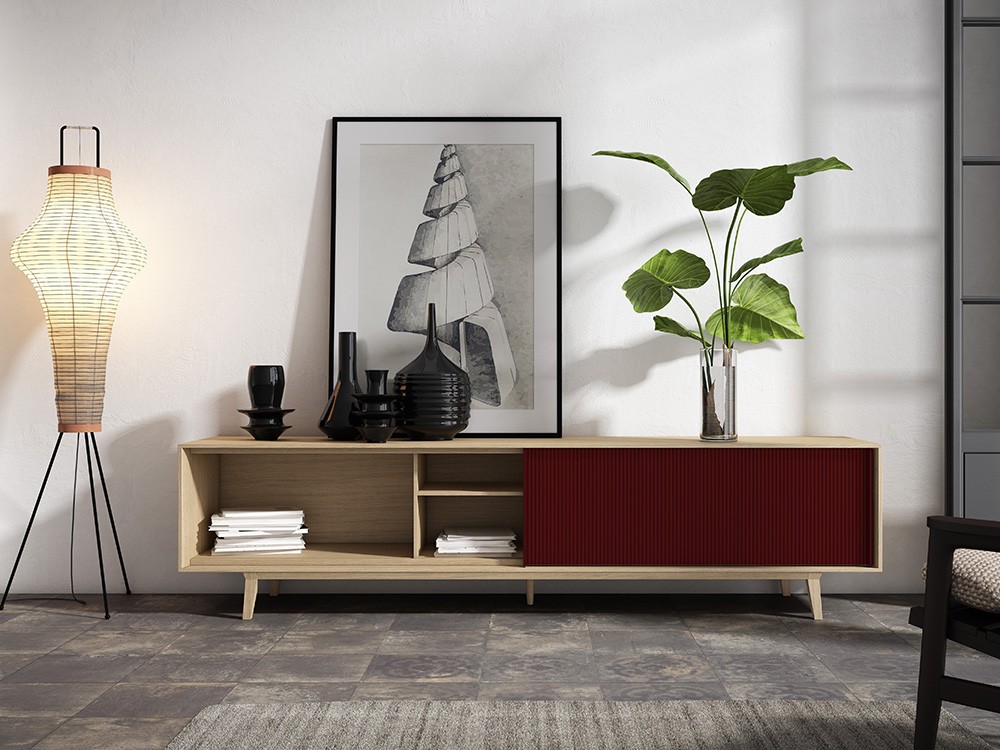 Mueble para televisión puerta corredera Ideas 706 A.Brito - 7