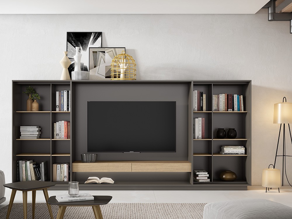 Librería para salón Ideas 708 A.Brito - 1