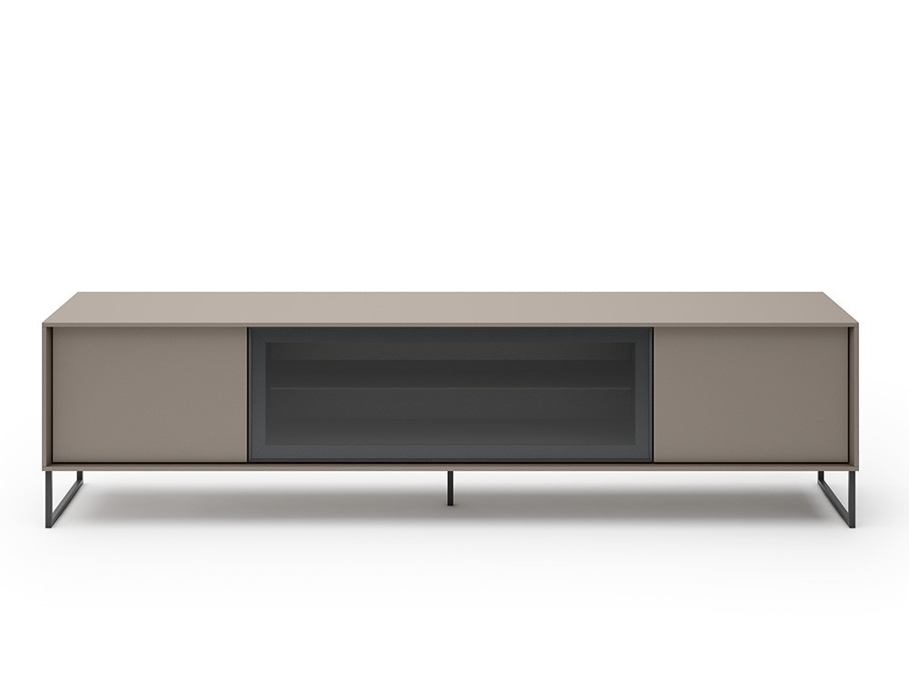 Mueble para televisión puerta vitrina Ideas 709 A.Brito - 9