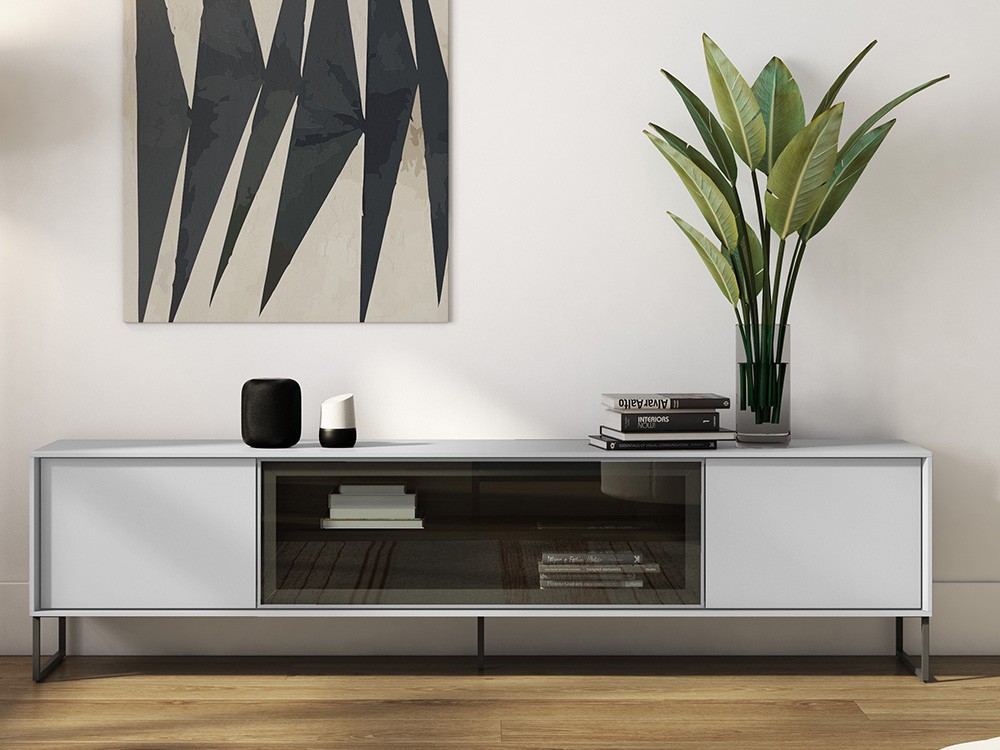 Mueble para televisión puerta vitrina Ideas 709 A.Brito - 3