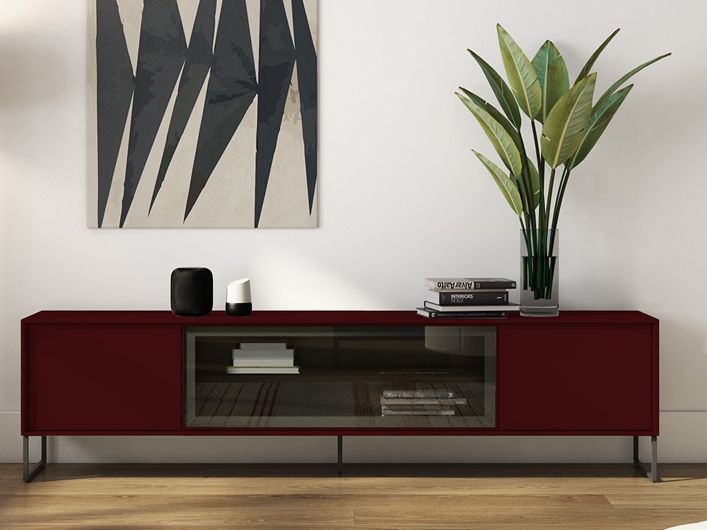 Mueble para televisión puerta vitrina Ideas 709 A.Brito - 7