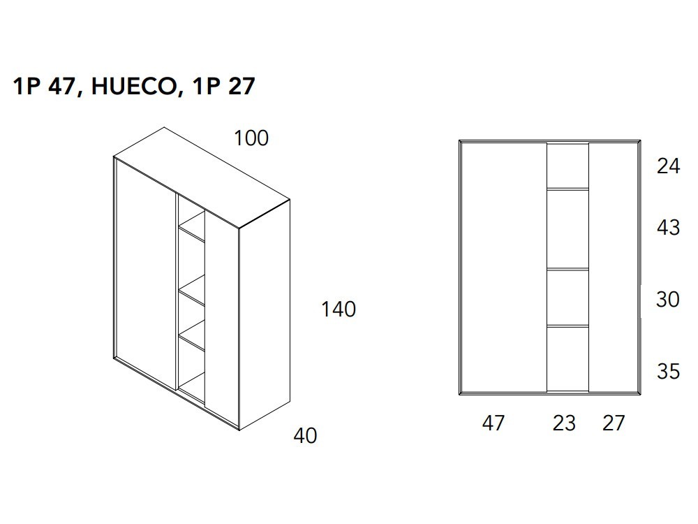 Aparador alto Ideas 713 A.Brito - 11