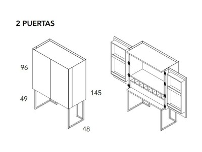 Mueble bar Ideas 718 A.Brito - 5