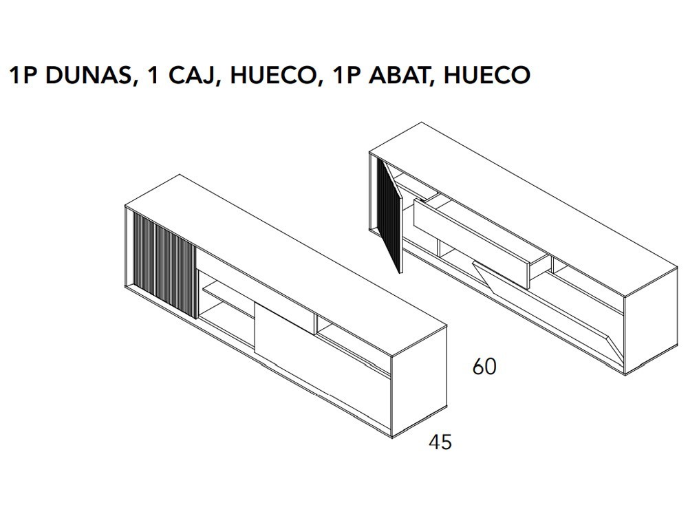 Aparador bajo Dunas Ideas 723 A.Brito - 5