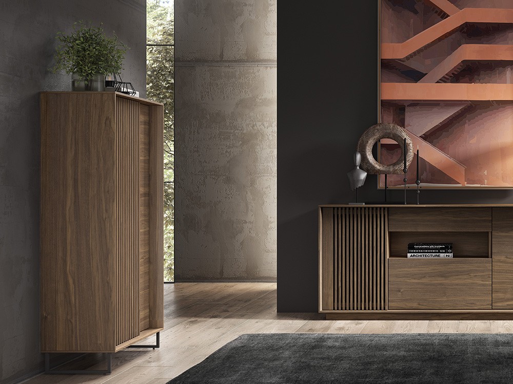 Aparador alto Listones con luz led Ideas 726 A.Brito - 2