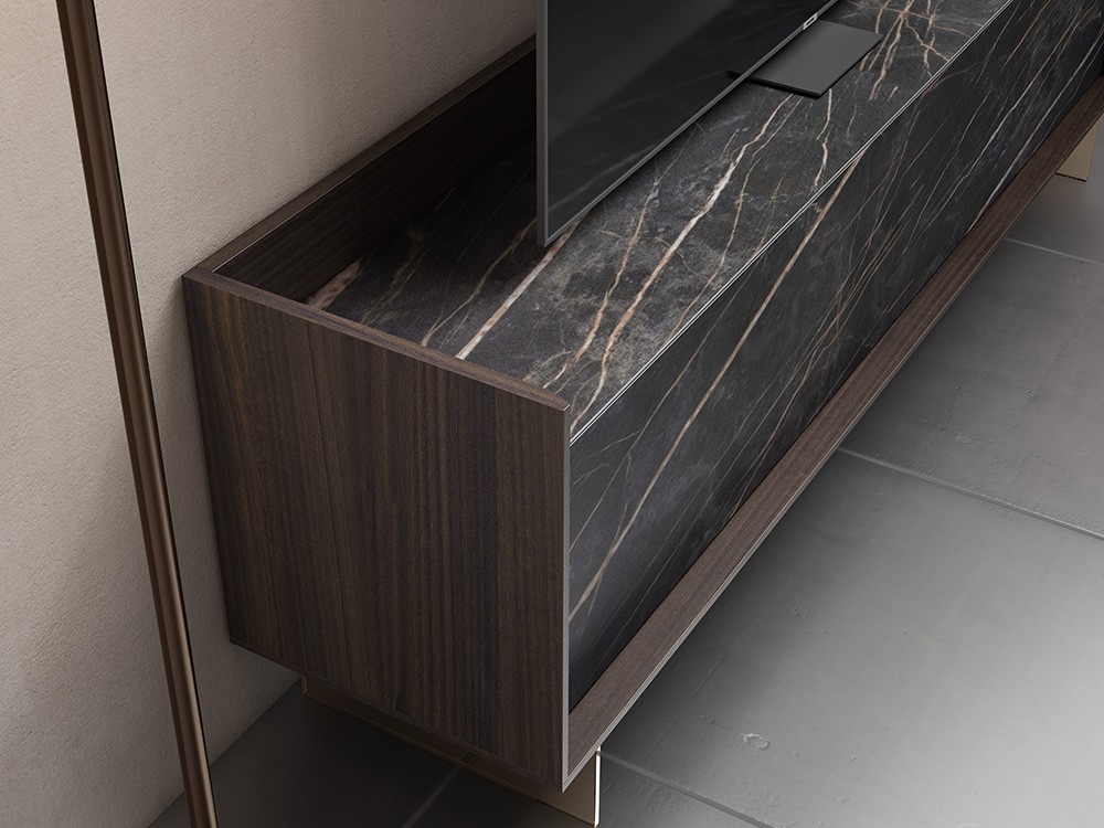 Mueble TV con sobre y frente cerámico Ideas 727 A.Brito - 2