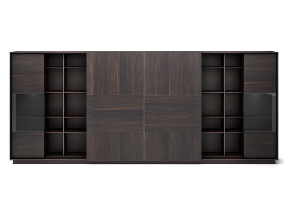 Librería para salón con puertas correderas Ideas 728 A.Brito - 4