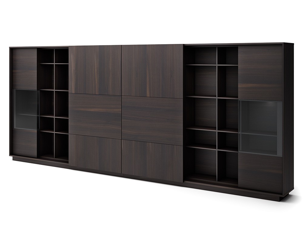 Librería para salón con puertas correderas Ideas 728 A.Brito - 3