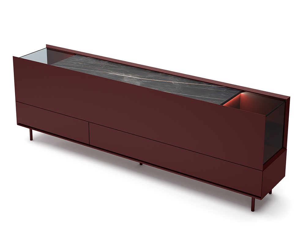 Aparador bajo con laterales vitrina Ideas 734 A.Brito - 3