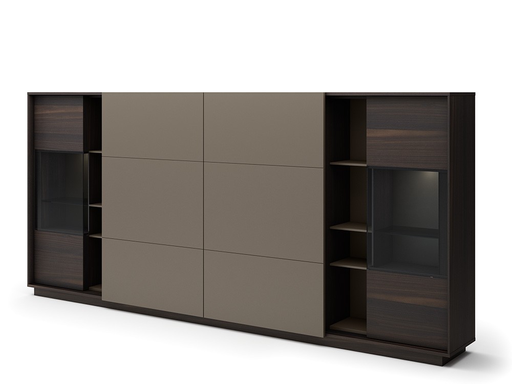 Librería baja para salón con puertas correderas Ideas 737 A.Brito - 4