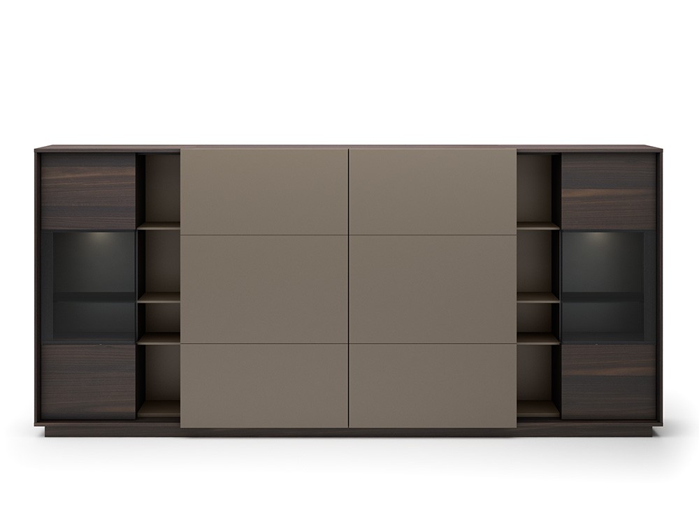 Librería baja para salón con puertas correderas Ideas 737 A.Brito - 3