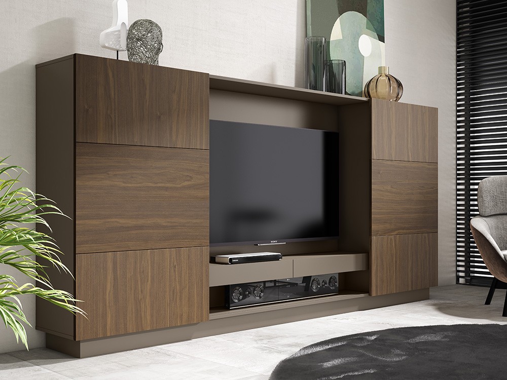 Librería baja para salón con puertas correderas Ideas 740 A.Brito - 2