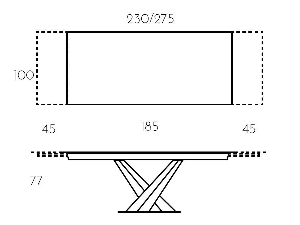 Mesa Extensible Victory Porcelánico Ramiro Tarazona - 5