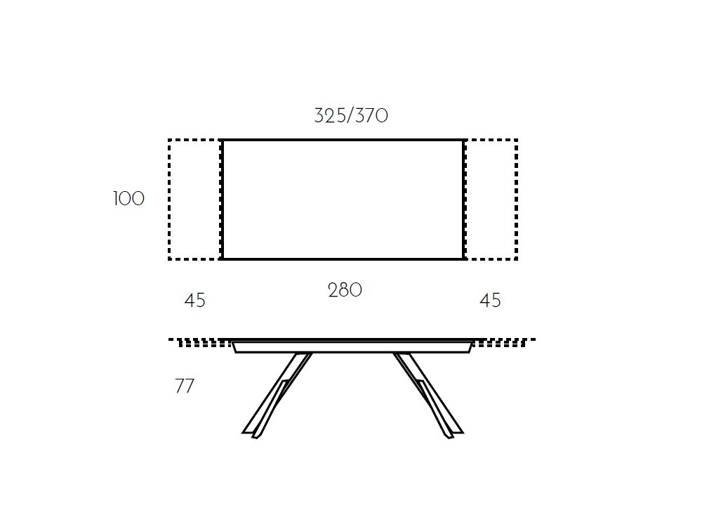 Mesa Extensible Kross porcelánico Ramiro Tarazona - 12