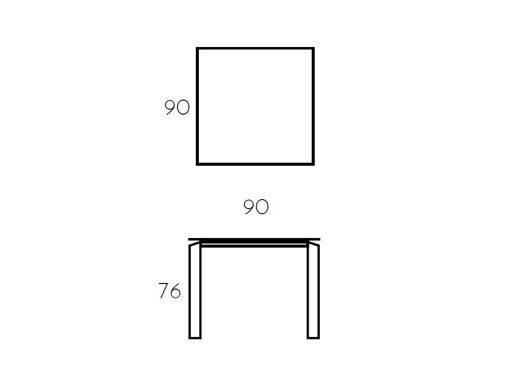 Mesa fija Vision Porcelánico de Ramiro Tarazona - 3