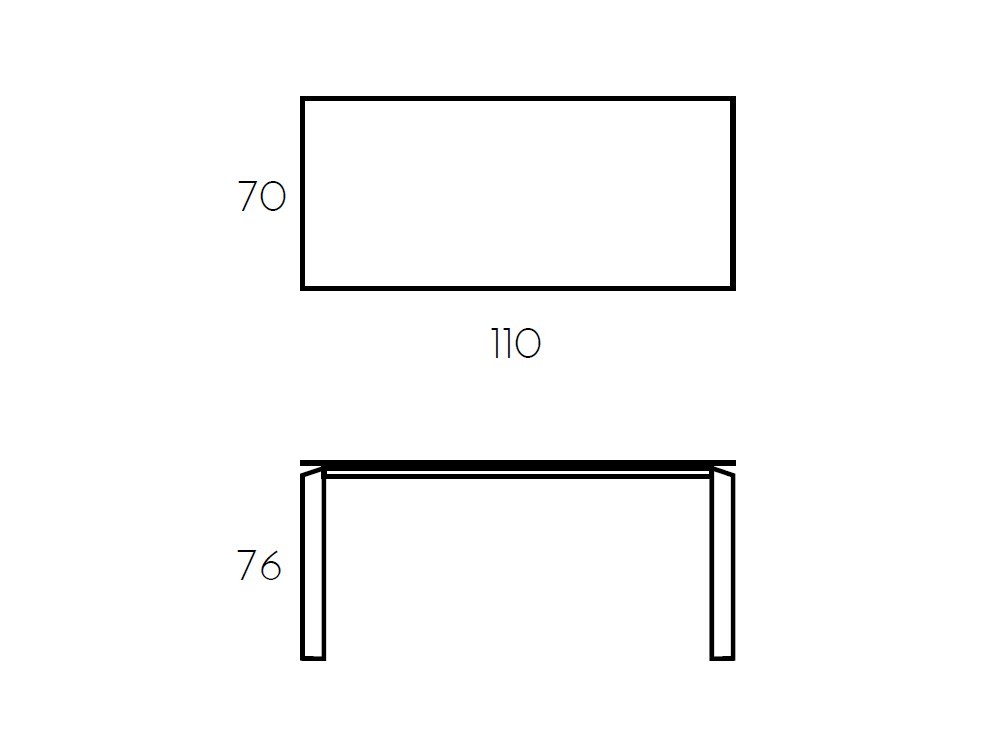 Mesa fija Vision Porcelánico de Ramiro Tarazona - 5