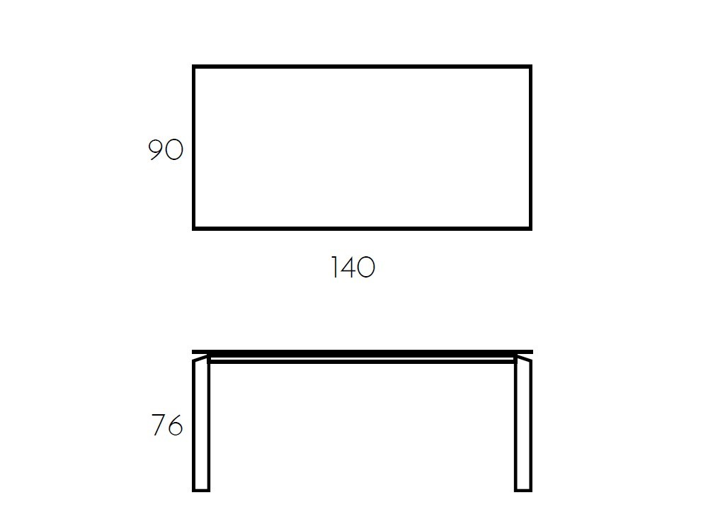 Mesa fija Vision Porcelánico de Ramiro Tarazona - 8