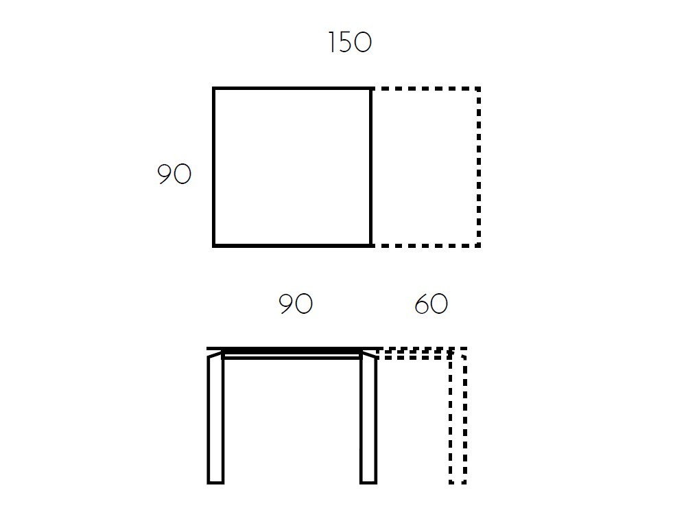 Mesa extensible Vision Porcelánico de Ramiro Tarazona - 3