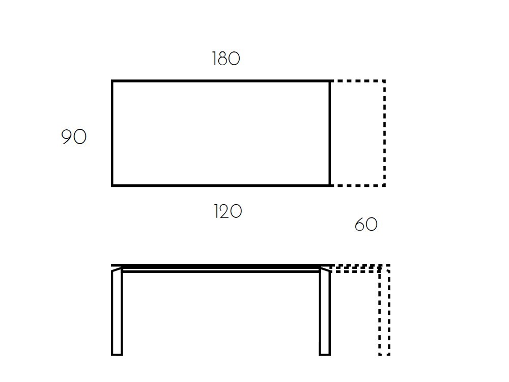 Mesa extensible Vision Porcelánico de Ramiro Tarazona - 7