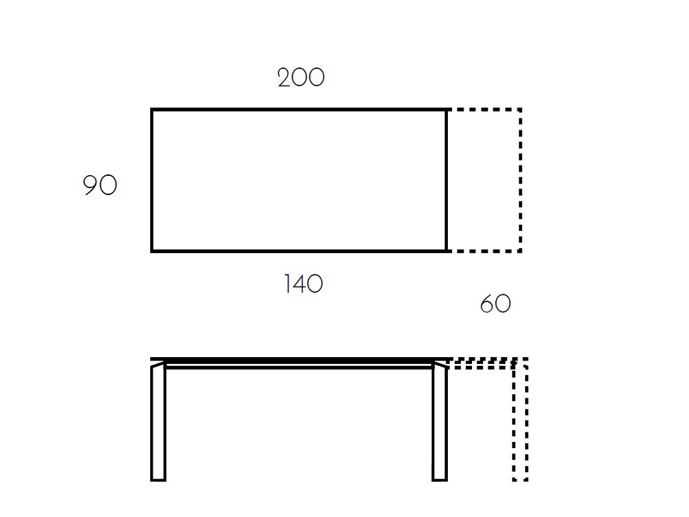 Mesa extensible Vision Porcelánico de Ramiro Tarazona - 8