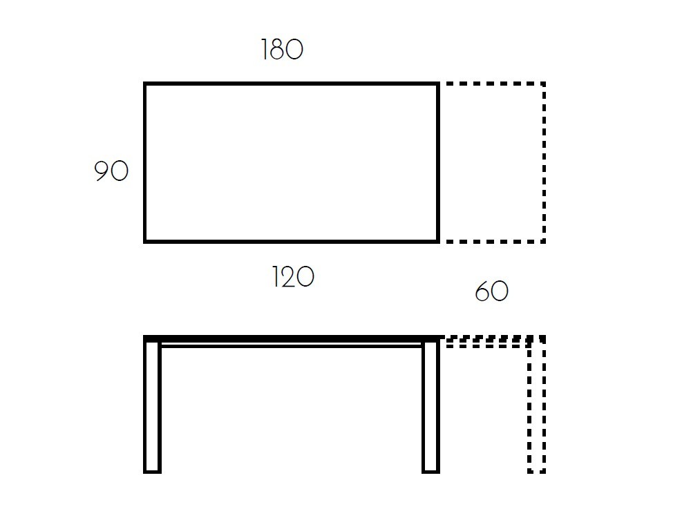 Mesa Extensible Link cristal Ramiro Tarazona - 7