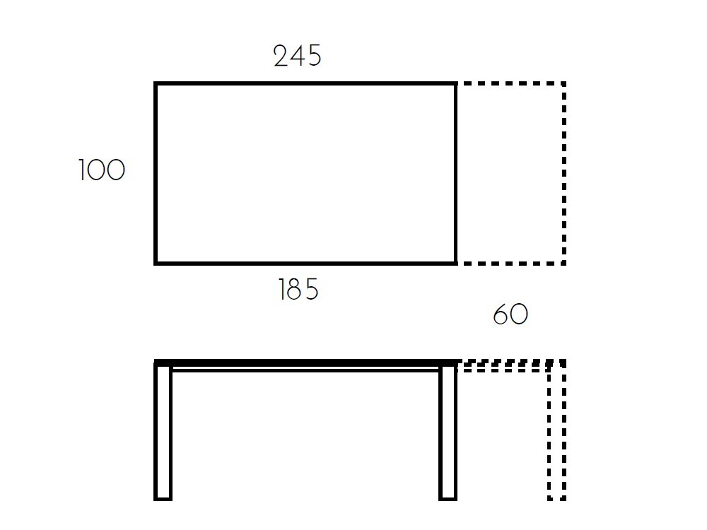 Mesa Extensible Link cristal Ramiro Tarazona - 13