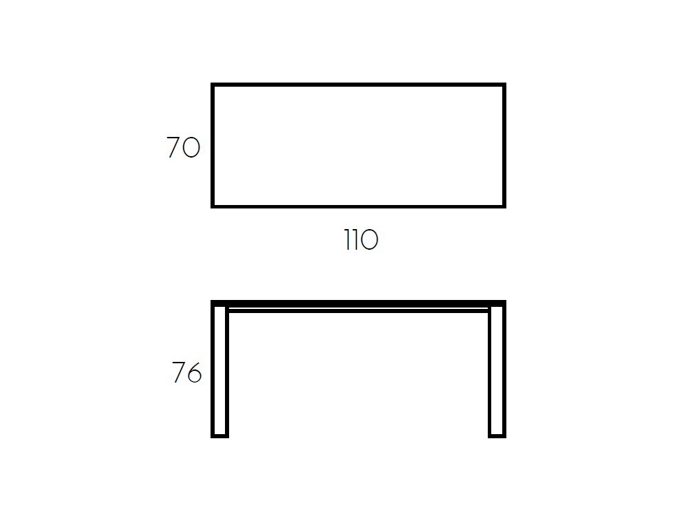 Mesa de comedor fija Link Cristal de Ramiro Tarazona - 5