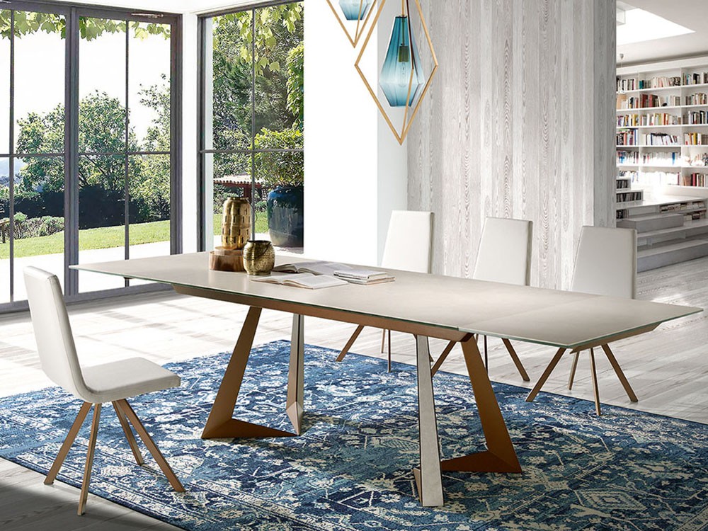 Mesa extensible Infinity porcelánico de Ramiro Tarazona - 2