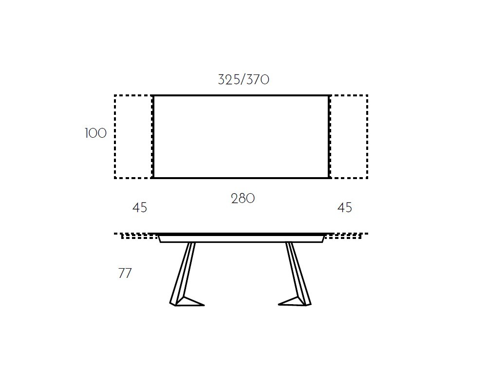 Mesa extensible Infinity porcelánico de Ramiro Tarazona - 12