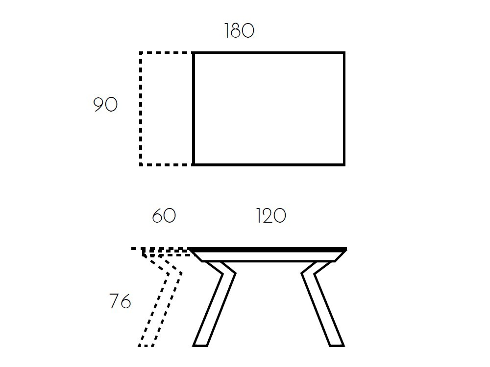 Mesa extensible velvet porcelánico de Ramiro Tarazona - 5