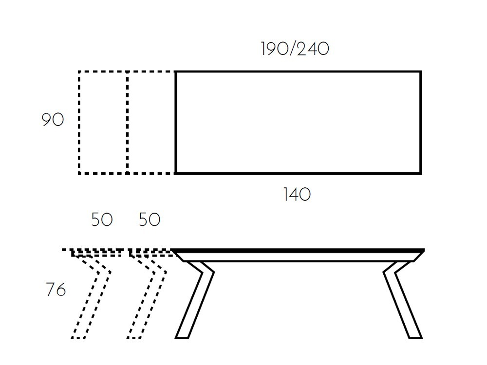 Mesa extensible velvet porcelánico de Ramiro Tarazona - 14