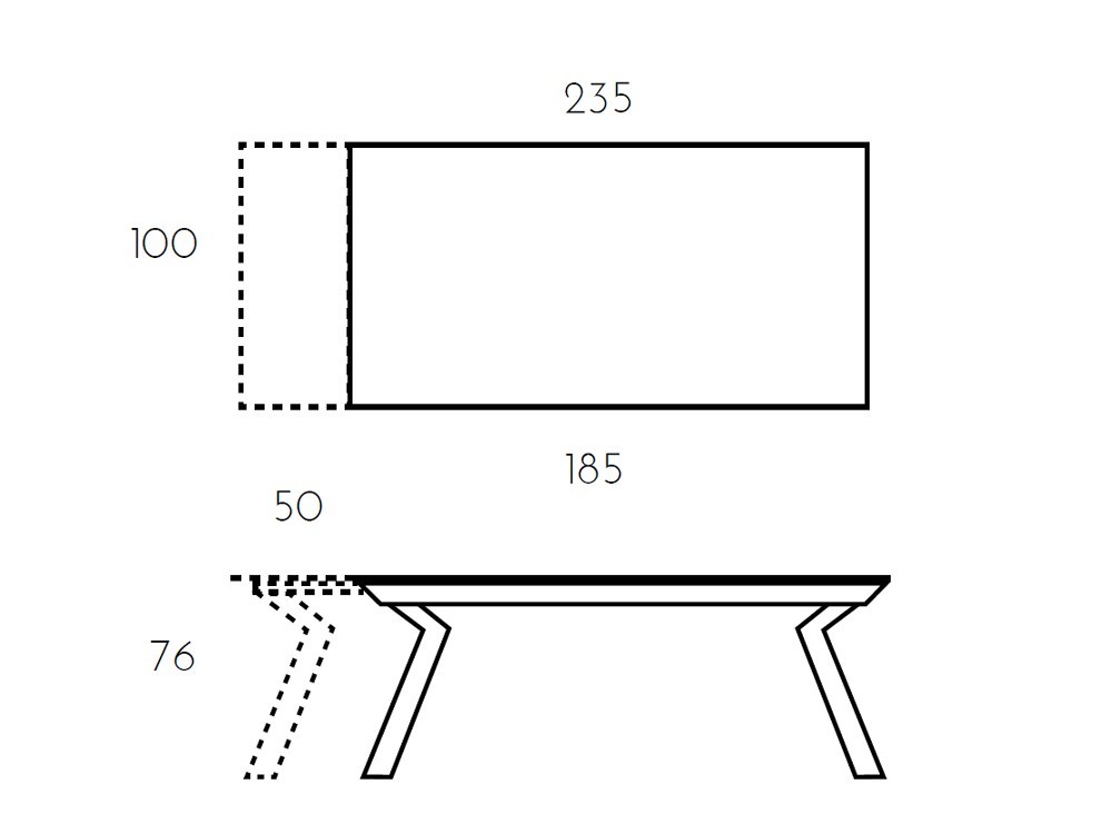 Mesa extensible velvet cristal de Ramiro Tarazona - 10