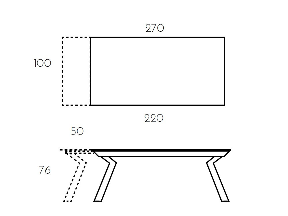 Mesa extensible velvet cristal de Ramiro Tarazona - 12