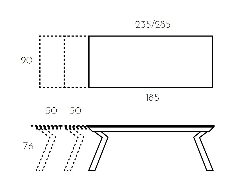 Mesa extensible velvet cristal de Ramiro Tarazona - 17