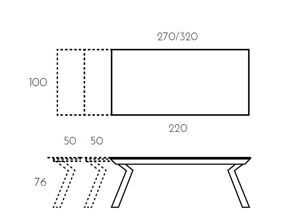 Mesa extensible velvet cristal de Ramiro Tarazona - 20