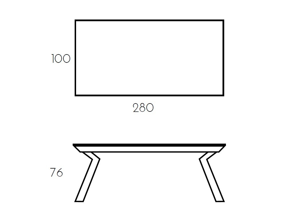 Mesa fija Velvet Porcelánico de Ramiro Tarazona - 16