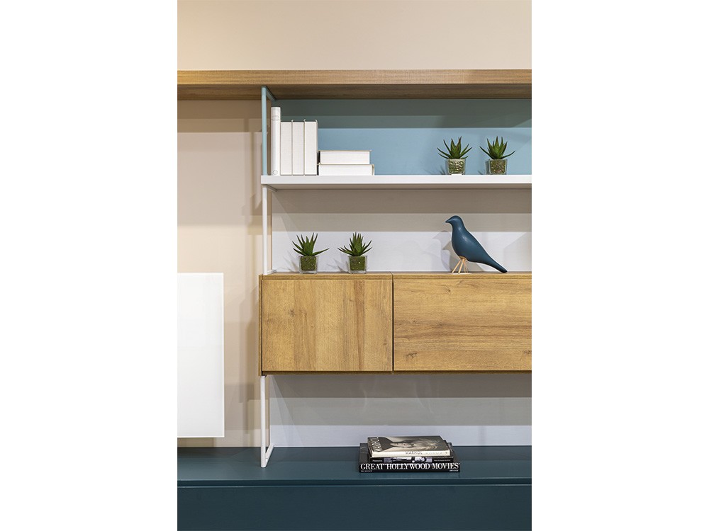 Proyecto salón con estructura metálica 